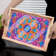 Load image into Gallery viewer, Wooden Tray - Diamond Painting Bling Art
