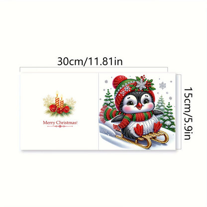 Whimsical Winter Friends DIY Christmas Cards (12-Pack)