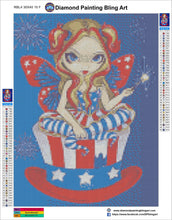 Load image into Gallery viewer, 4th of July by Jasmine Becket-Griffith - Diamond Painting Bling Art
