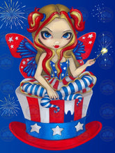 Load image into Gallery viewer, 4th of July by Jasmine Becket-Griffith - Diamond Painting Bling Art
