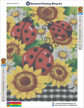Load image into Gallery viewer, Sunflower Ladybug Crystal
