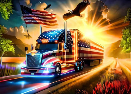 America the Beautiful - Diamond Painting Bling Art