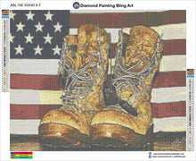 Load image into Gallery viewer, American Boots - Diamond Painting Bling Art
