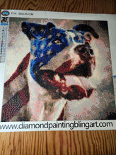 Load image into Gallery viewer, American Dog - Diamond Painting Bling Art
