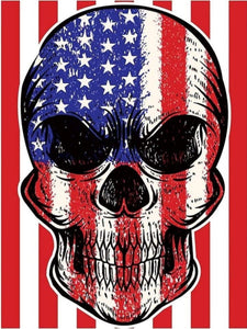 American Skull - Diamond Painting Bling Art