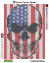 Load image into Gallery viewer, American Skull - Diamond Painting Bling Art
