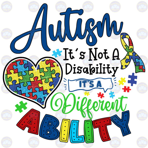 Autism It's a Different ABILITY - Diamond Painting Bling Art