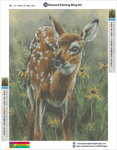 Baby Deer - Diamond Painting Bling Art