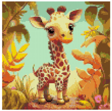 Cargar imagen en el visor de la galería, Baby Giraffe - Diamond Painting Bling Art
