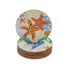 Cargar imagen en el visor de la galería, Beach Ocean Coaster set - Diamond Painting Bling Art
