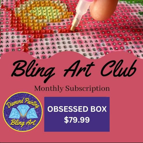 Bling Art Obsessed Subscription Box - Diamond Painting Bling Art