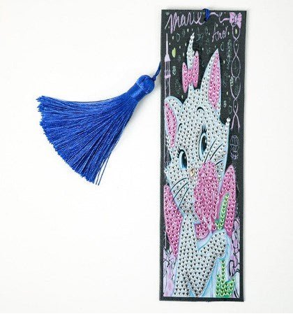 Bookmark White & Pink Cat