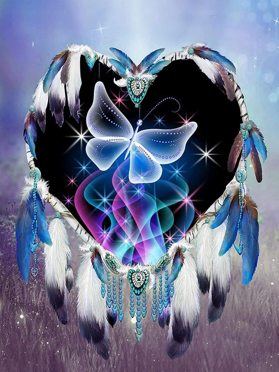 Butterfly Dreamcatcher - Diamond Painting Bling Art