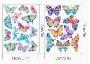 Butterfly Stickers - Diamond Painting Bling Art