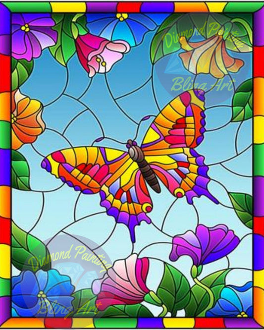 Stained Glass Butterfly