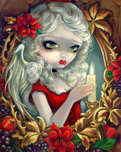 Load image into Gallery viewer, Christmas Candle Girl by Jasmine Becket-Griffith - Diamond Painting Bling Art
