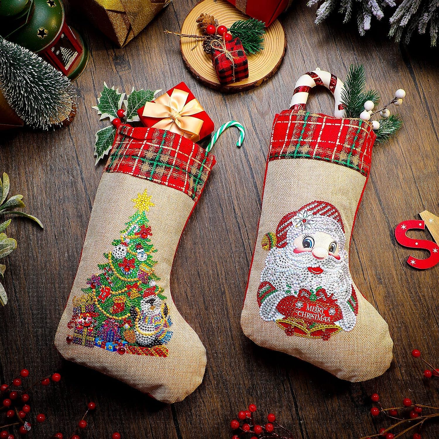 Christmas Stockings - Diamond Painting Bling Art