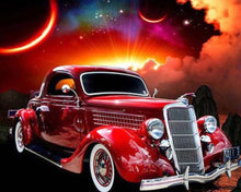 Load image into Gallery viewer, Classic Red Car - Diamond Painting Bling Art

