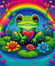 Load image into Gallery viewer, Colorful Frog - Diamond Painting Bling Art
