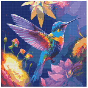 Colorful Hummingbird - Diamond Painting Bling Art