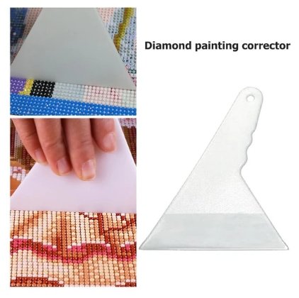 Diamond Painting Correction Tool, Adults Art Straightener Accessories Kit,  Easy Fix Alignment Accessory White Yellow, Pen Drill Grid Paint Ruler