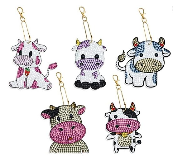 Key Ring: Sparkle Cow