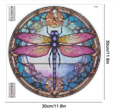 Dragonfly Sticker Kit - Diamond Painting Bling Art