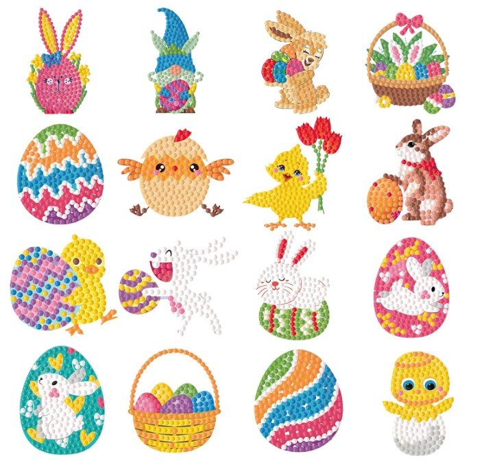 Easter Stickers - Diamond Painting Bling Art