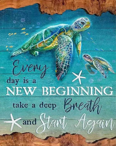Every Day is a New Beginning - Diamond Painting Bling Art