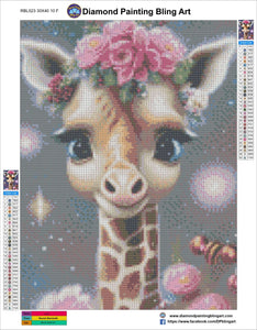 Giraffe - Diamond Painting Bling Art