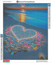 Load image into Gallery viewer, Glowing Heart - Diamond Painting Bling Art
