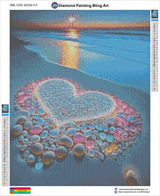 Load image into Gallery viewer, Glowing Heart - Diamond Painting Bling Art
