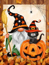 Load image into Gallery viewer, Halloween Gnome - Diamond Painting Bling Art
