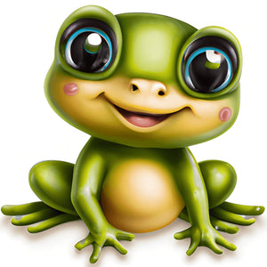 Happy Baby Frog - Diamond Painting Bling Art