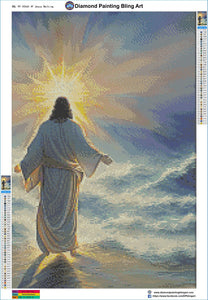Jesus Walking - Diamond Painting Bling Art