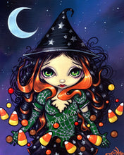 Load image into Gallery viewer, Little Candy Witch by Jasmine Becket-Griffith
