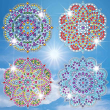 Cargar imagen en el visor de la galería, Mandala Window Clings - Diamond Painting Bling Art
