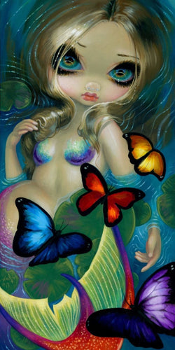 Mermaid with Butterflies by Jasmine Becket-Griffith - Diamond Painting Bling Art