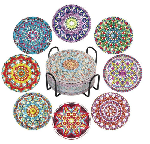 Mosaic Coaster set - Diamond Painting Bling Art