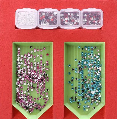 Multifunction Diamond Painting Kit Storage Tray Rhinestone Box Set
