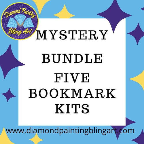 Set of 12 Assortment Diamond Painting Bookmark Kits - 25% Off – HighVibe  Gifts