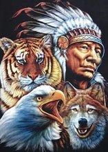 Cargar imagen en el visor de la galería, Native American - Diamond Painting Bling Art
