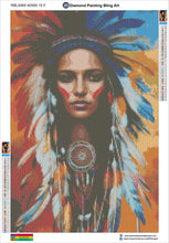 Load image into Gallery viewer, Native Indian Maiden - Diamond Painting Bling Art
