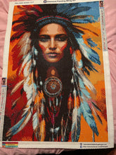 Load image into Gallery viewer, Native Indian Maiden - Diamond Painting Bling Art
