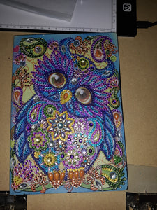 Notebook Owl - Diamond Painting Bling Art