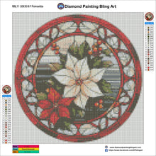 Load image into Gallery viewer, Poinsettia - Diamond Painting Bling Art
