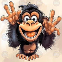 Load image into Gallery viewer, Silly Monkey - Diamond Painting Bling Art
