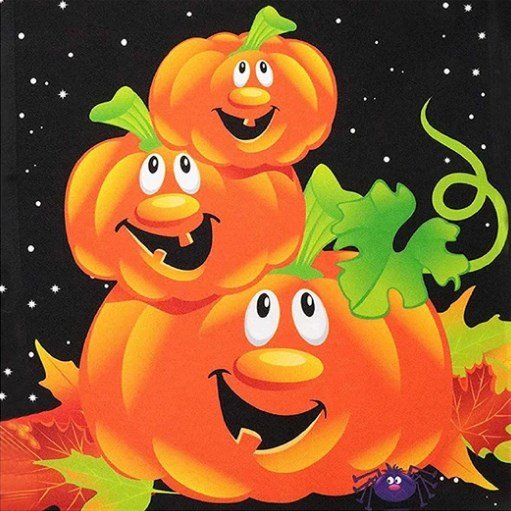 Silly Pumpkins - Diamond Painting Bling Art