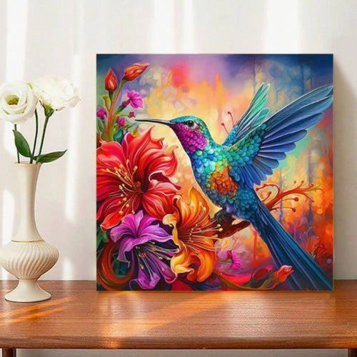 Snack Size Hummingbird - Diamond Painting Bling Art