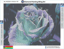 Load image into Gallery viewer, Sparkling Purple Flower - Diamond Painting Bling Art
